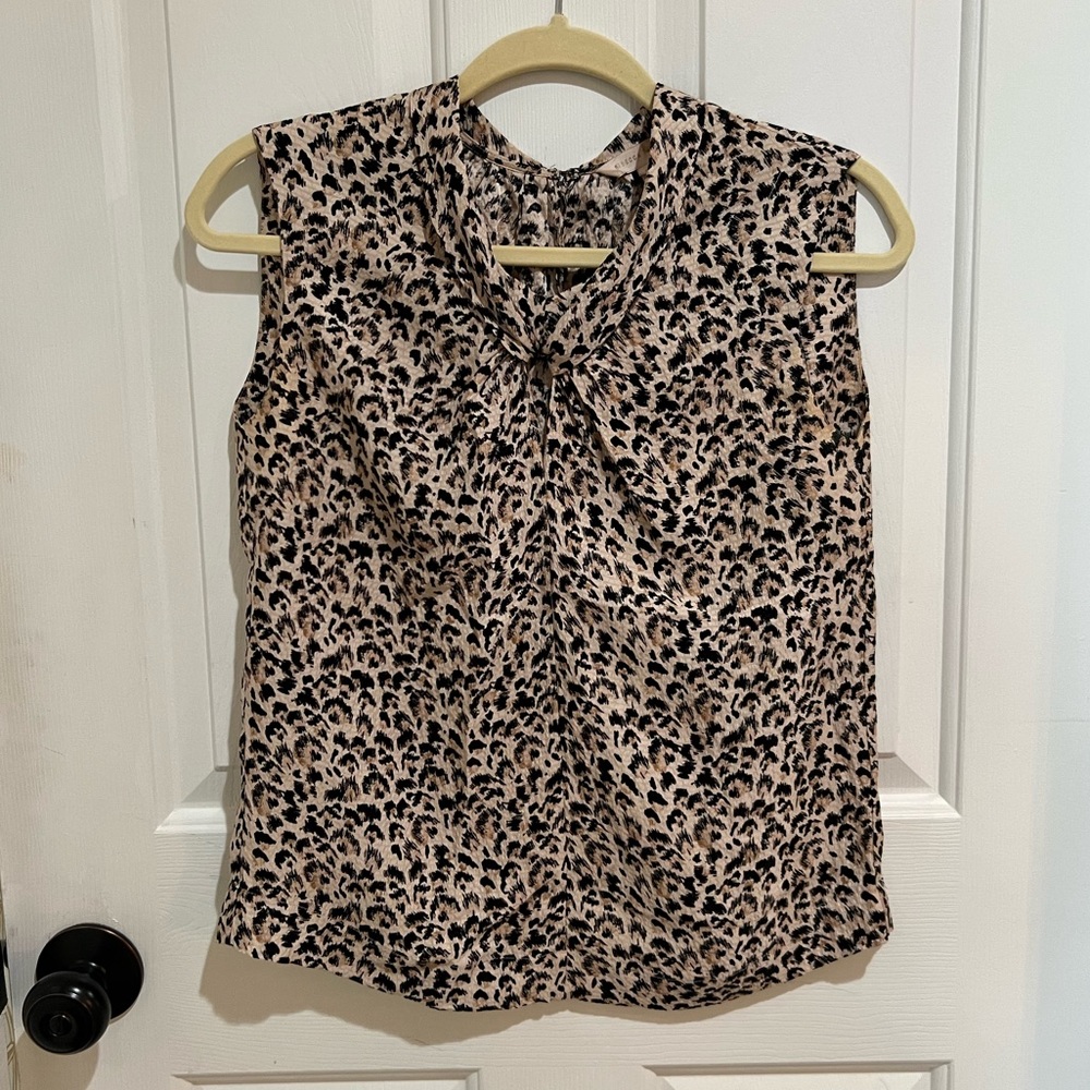 Rebecca Taylor Cheetah Blouse